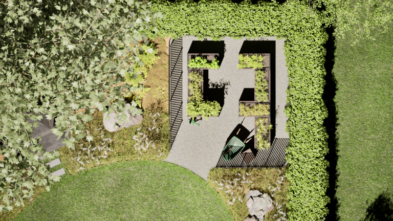 Haveplan udført for kunde